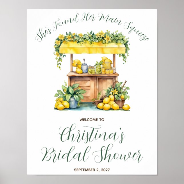 Póster Ella ha encontrado su Bienvenida a la Fiesta de De (Frente)