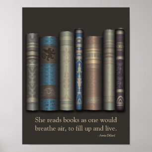 Póster Ella Lee Libros Para El Poster De Lovers De Libros