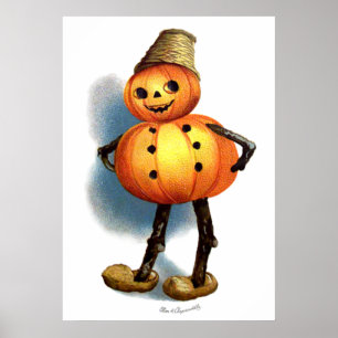 Póster Ellen H. Clapsaddle: Pumpkin Boy