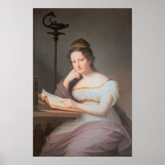 Póster Ellenrieder - Amalie Von Baden (Frente)