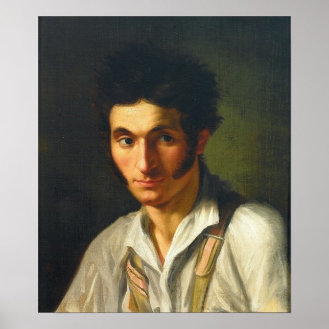 Póster Ellenrieder - Retrato De Un Joven (Frente)