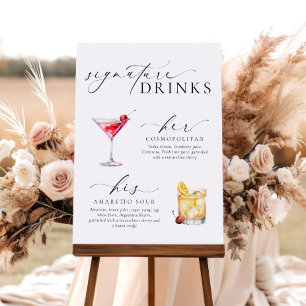 Póster Ellesmere Modern Minimal Signature Bebe Rótulo