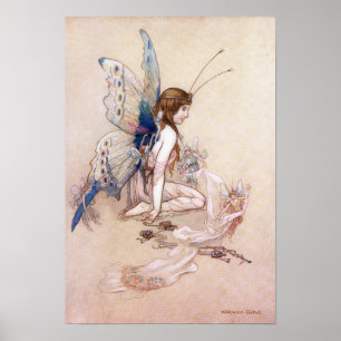 Póster Ellie le consigue las alas de Warwick Goble