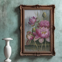 Ellis Rowan Agua Rosa Lily Flores Vintage