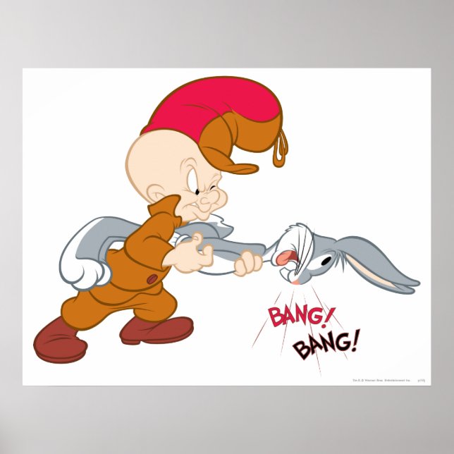 Póster ELMER FUDD™ y BUNNY™ (Frente)
