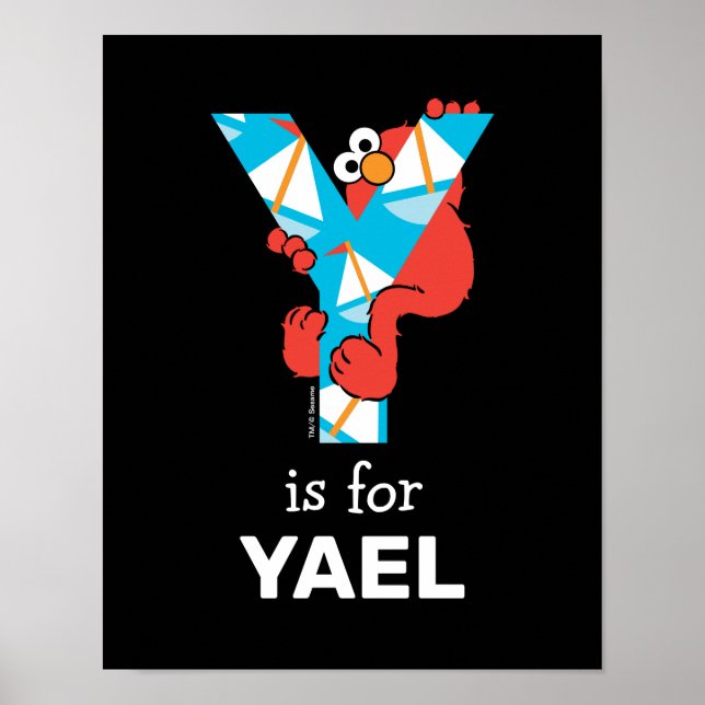 Póster Elmo Alphabet | Y Yacht (Frente)