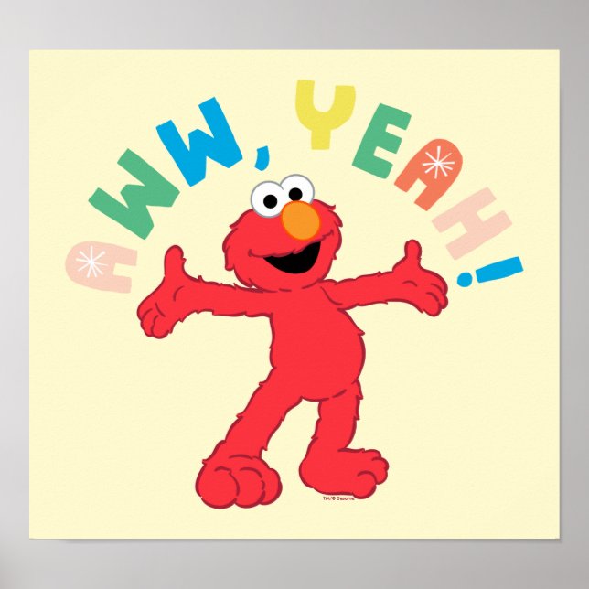 Póster Elmo | Aww, Sí! (Frente)