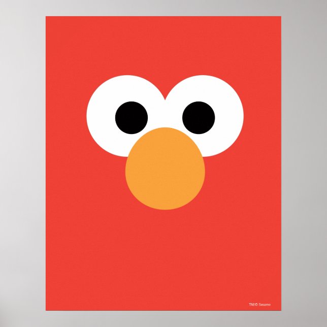Póster Elmo Big Face (Frente)