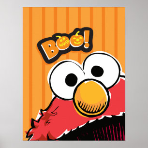 Póster Elmo - ¡Buu!