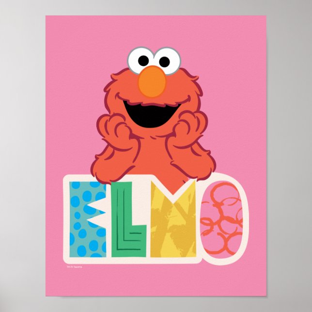 Póster Elmo Divertido & Divertido (Frente)