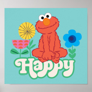Póster ¡Elmo Happy!