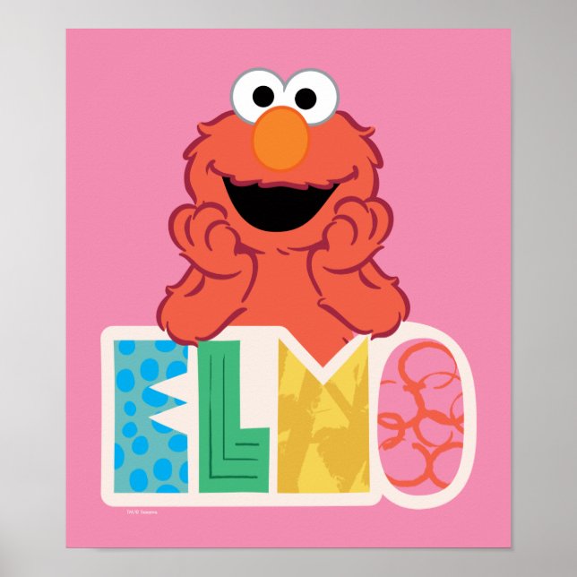 Póster Elmo Lindo & Divertido (Frente)