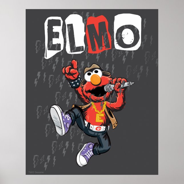 Póster Elmo Rockin Out (Frente)