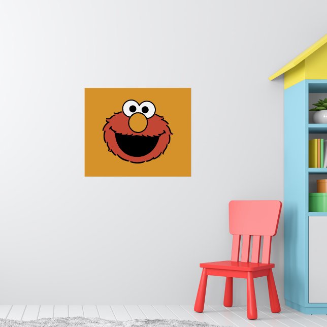 Póster Elmo Smiling Face (Guardería 1)