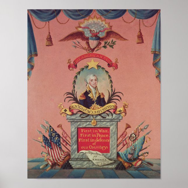 Póster Elogio de George Washington (Frente)