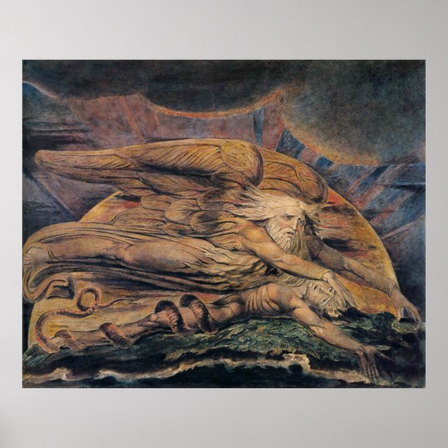 Póster Elohim Creando a Adam (Frente)