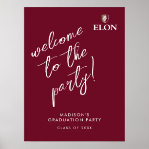 Póster Elon Graduado 20XX