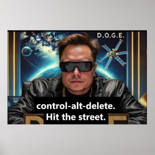 Póster Elon Musk Poster