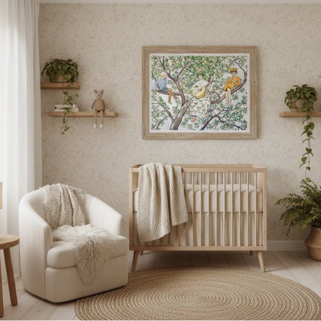 Póster Elsa Beskow Vintage Jardín Encantado  (Subido por el creador)