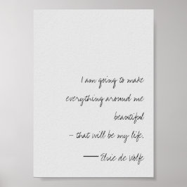 Póster Elsie de Wolfe Poster