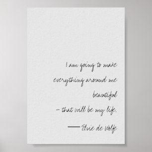 Póster Elsie de Wolfe Poster