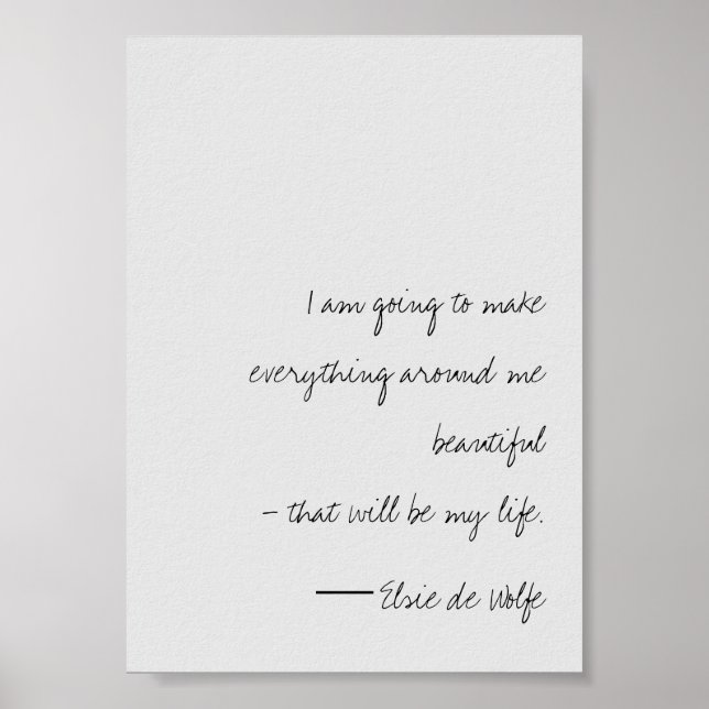 Póster Elsie de Wolfe Poster (Frente)