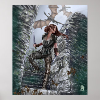 Póster Elven Huntress
