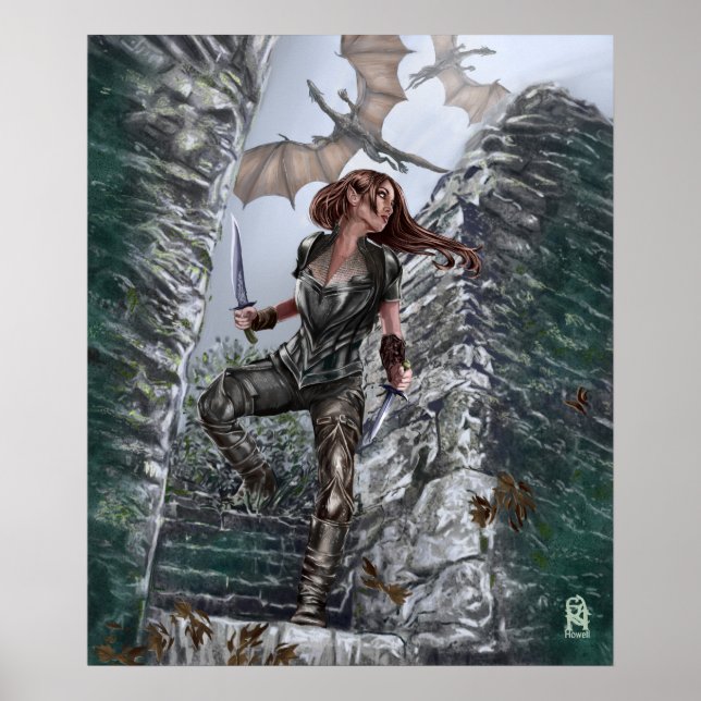 Póster Elven Huntress (Frente)