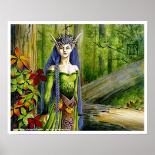 Póster Elven Priestess