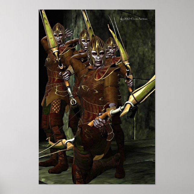Póster Elves Archer Patrol (Frente)