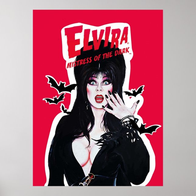 Póster Elvira Mistress of the Dark (Frente)