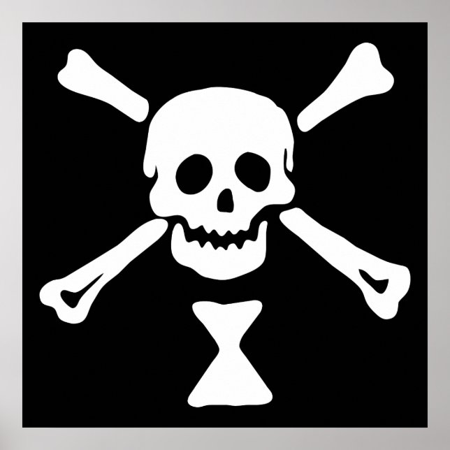 Póster Emanuel Wynne Pirate Flag Jolly Roger (Frente)
