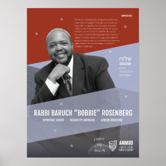 Póster Embajador de Ammud Baruch "Bobbie" Rosenberg