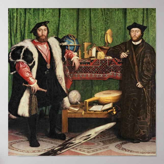 Póster Embajadores, 1533 (Frente)