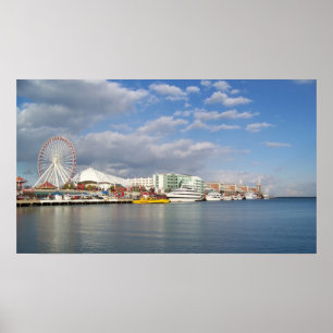 Póster Embarcadero de la marina de guerra