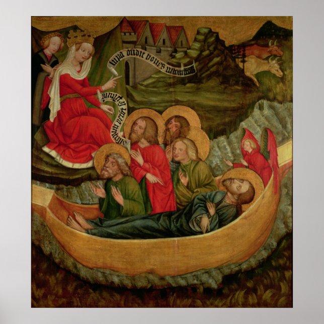 Póster Embarcadura del cuerpo de Santiago el (Frente)