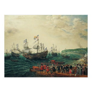 Póster Embarcadura en la margen del Palatino Elector