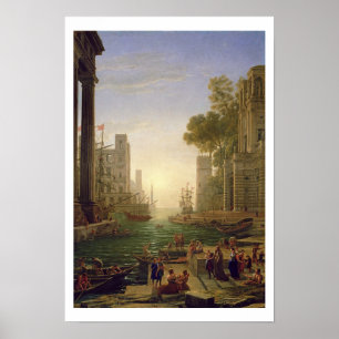 Póster Embarkation of St. Paula Romana at Ostia, 1637-39