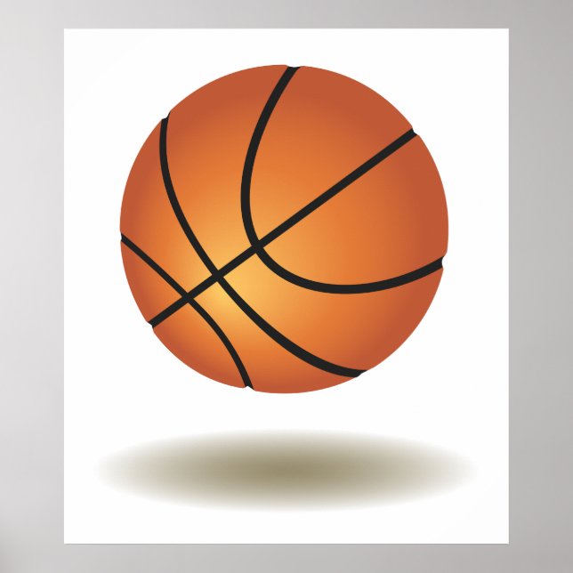 Póster Emblema de baloncesto de Guay (Frente)
