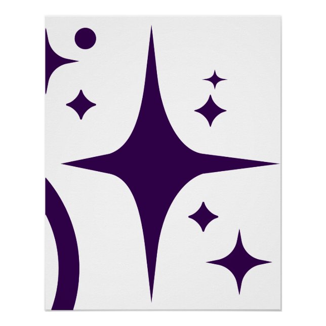 Póster emblema de IA Estrellas de Twinkle, faro de la era (Anverso)