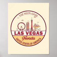 Emblema de la línea aérea de Las Vegas Nevada