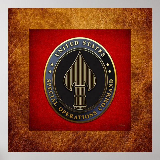 Póster Emblema de USSOCOM (Frente)