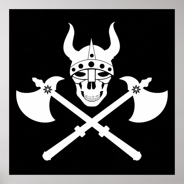 Póster Emblema de viking (Frente)