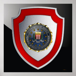 Póster Emblema del FBI