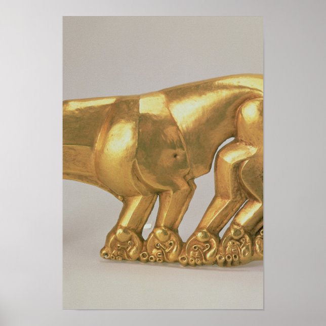 Póster Emblema Escudo en forma de pantera (Frente)