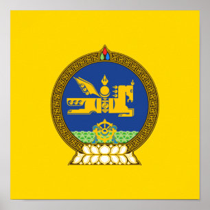 Póster Emblema mongol (mongol)