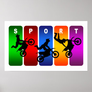 Póster Emblema multiolor