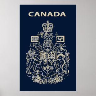 Póster Emblema nacional de Canadá