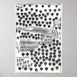 Póster Emboscada de iroqueses