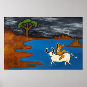 Póster Embraced By the Dark Dark Night